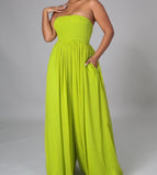 Pear Strapless Jumpsuit