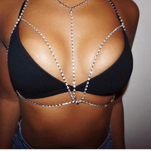 Rhinestone Bra