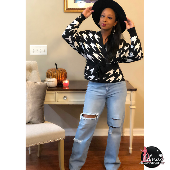 Houndstooth Sweater