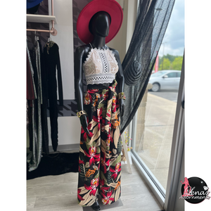 Tropical Pants (Black)