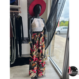 Tropical Pants (Black)